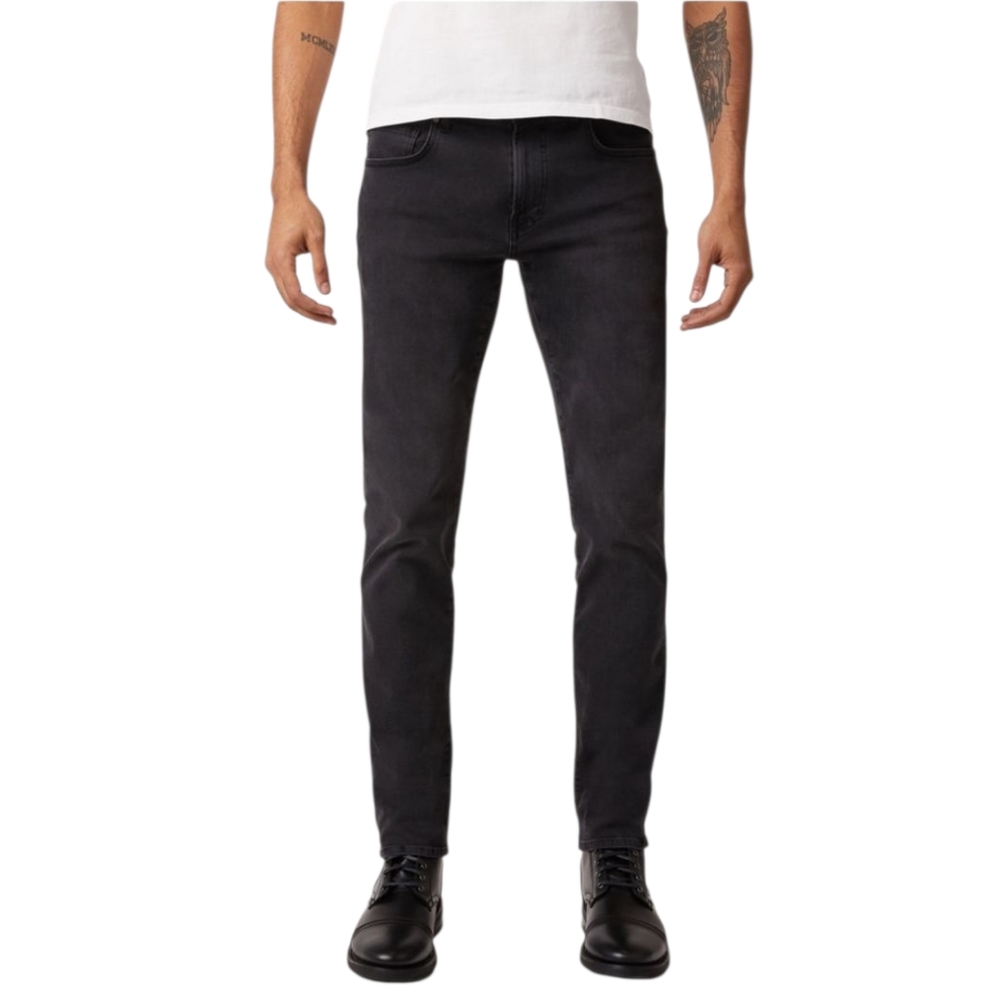 DSTLD Skinny Slim Jeans Men's 32x34 Faded Black Made in Turkey Comfort